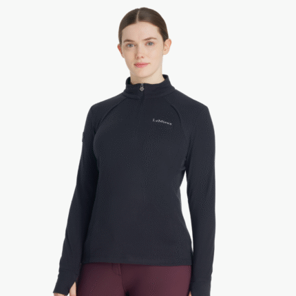 LeMieux Frances Ladies Quarter Zip Fleece, Black