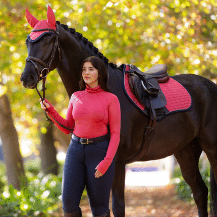 LeMieux Sara Snood Base Layer, Cranberry